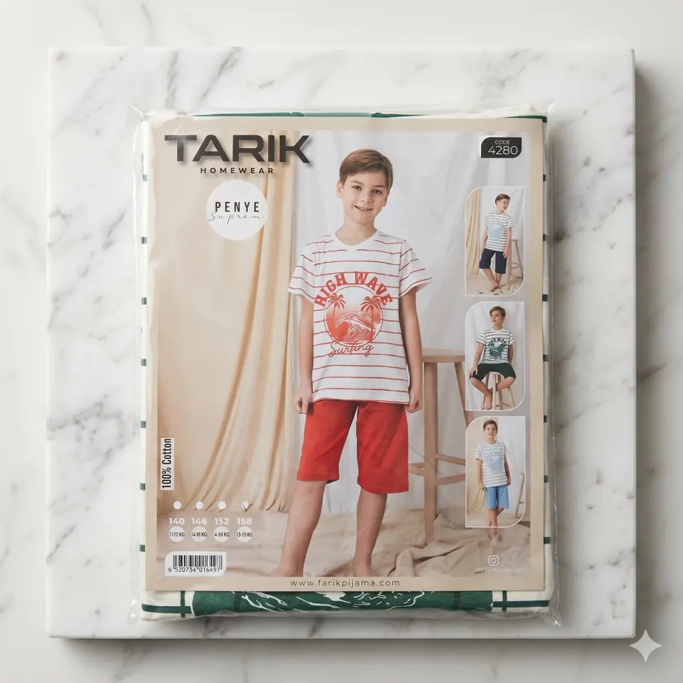 Erkek Çocuk Kapri Pijama Takımı