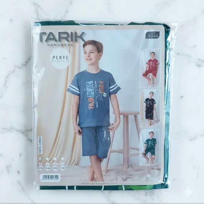Erkek Çocuk Şortlu Pijama Takımı