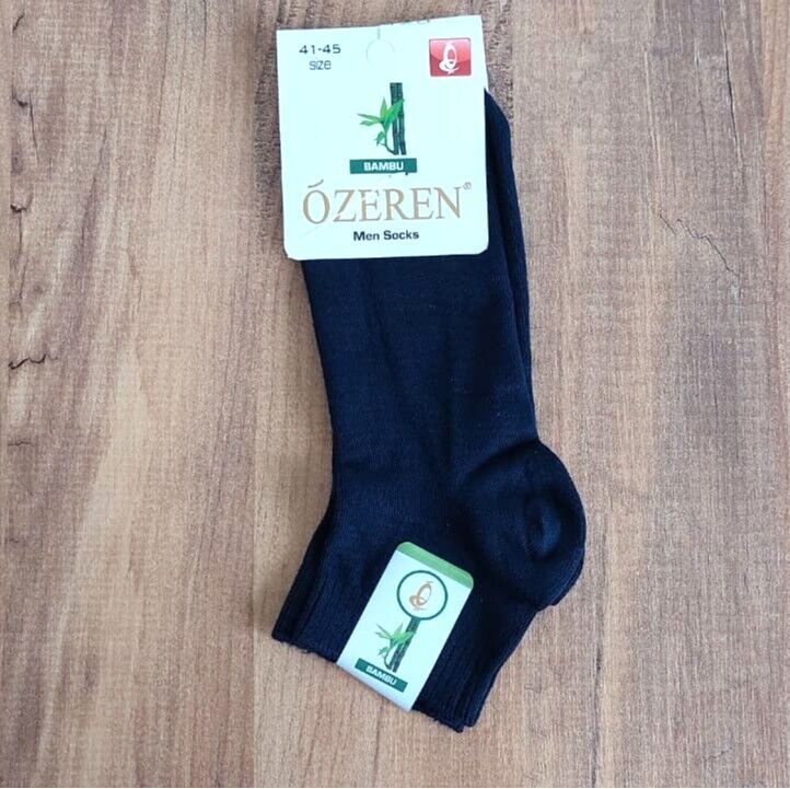 Erkek Bambu Patik Çorap Lacivert
