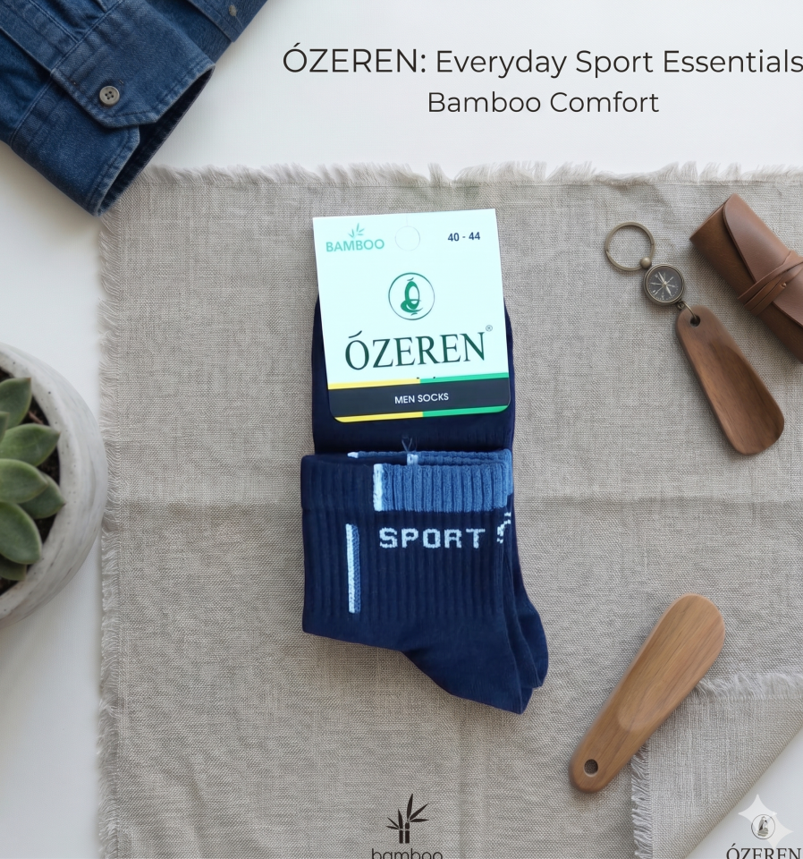 Erkek Parfümlü Spor Konç Çorap