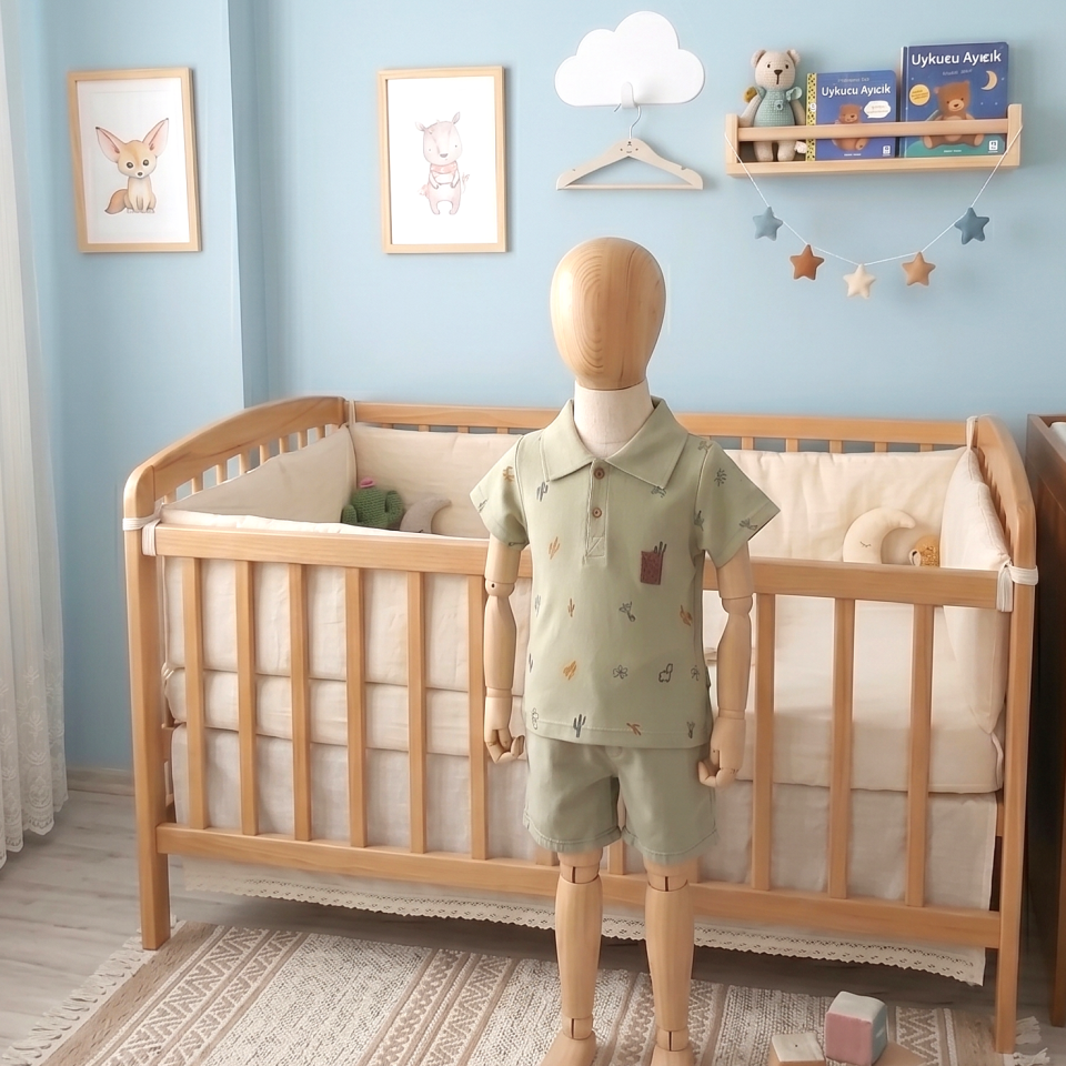 Şortlu Erkek Bebek Takımı