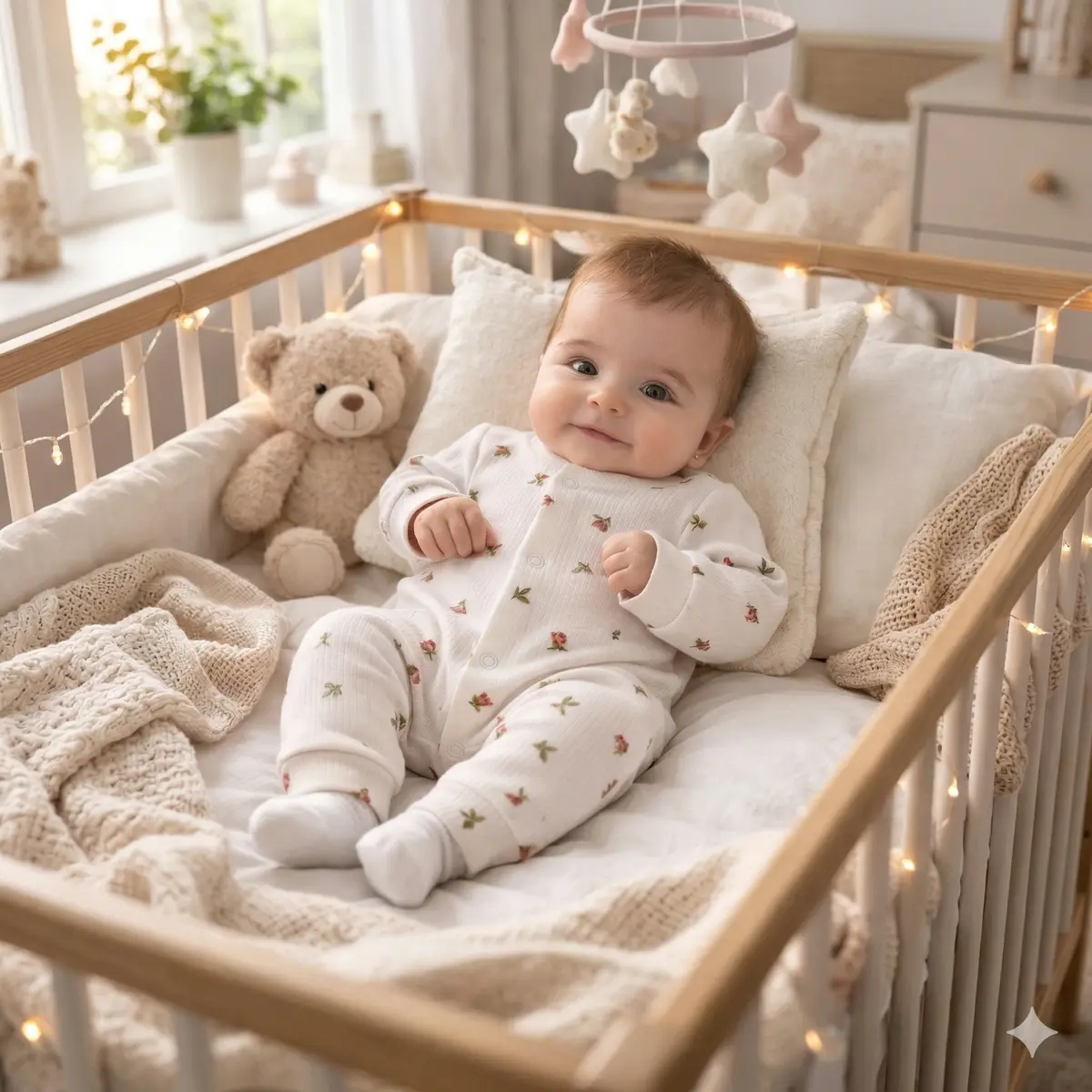 Lale Desenli Bebek Tulumu