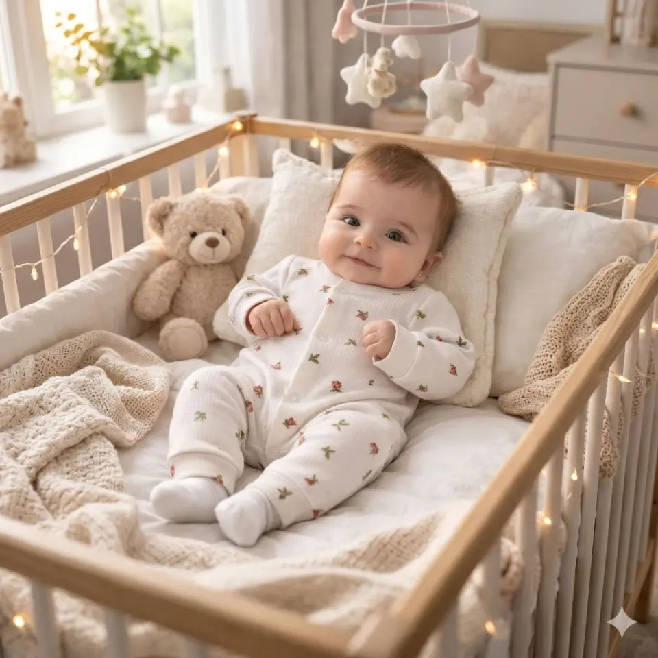 Lale Desenli Bebek Tulumu