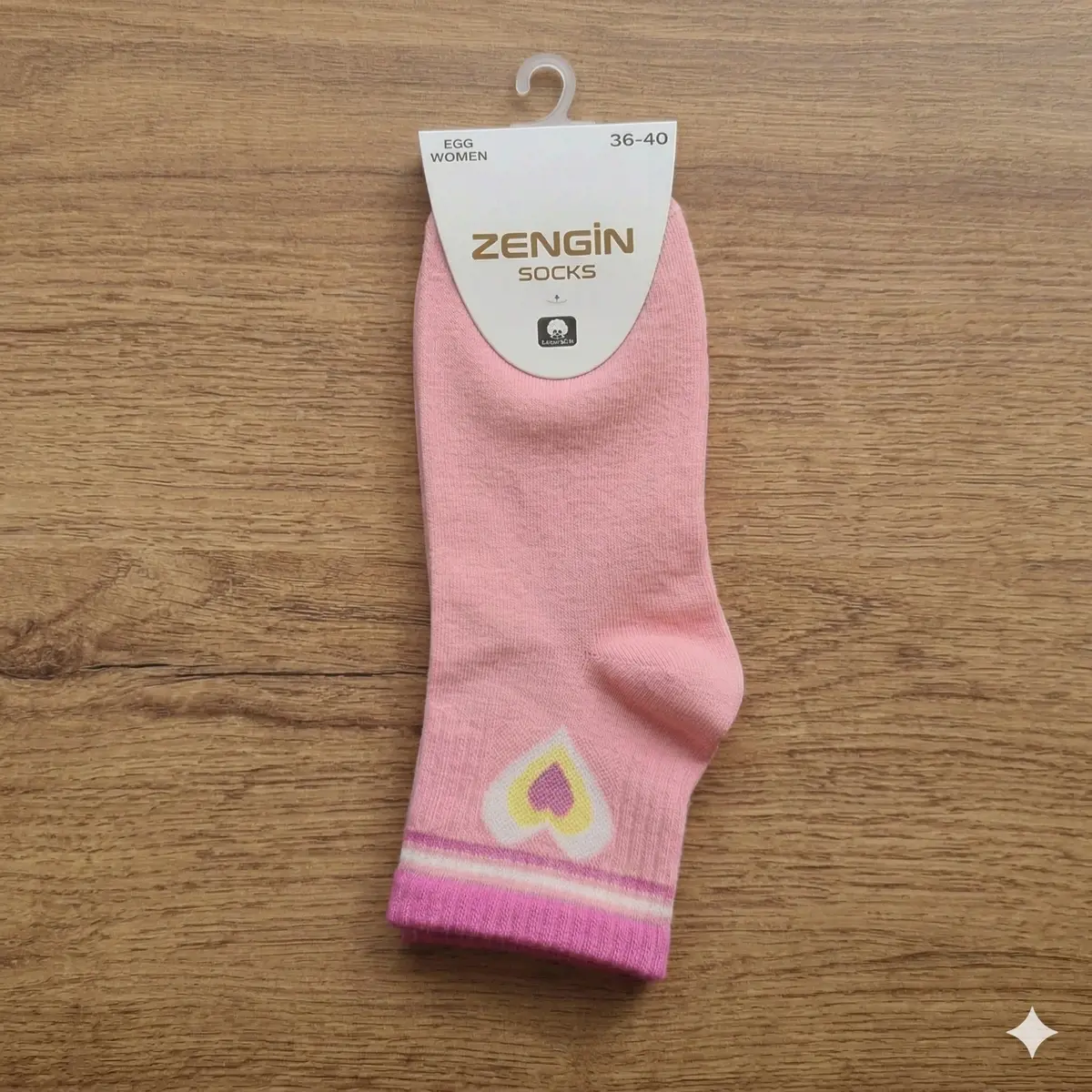 Pamuklu Kadın Soket Çorap Açık Pembe