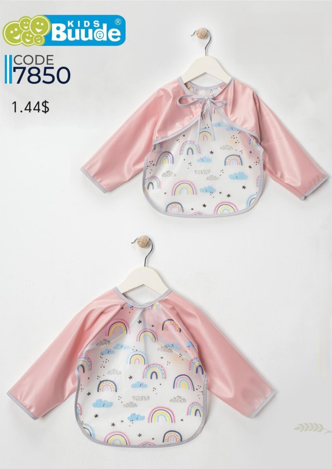 Kız Bebek Önlüğü Pembe