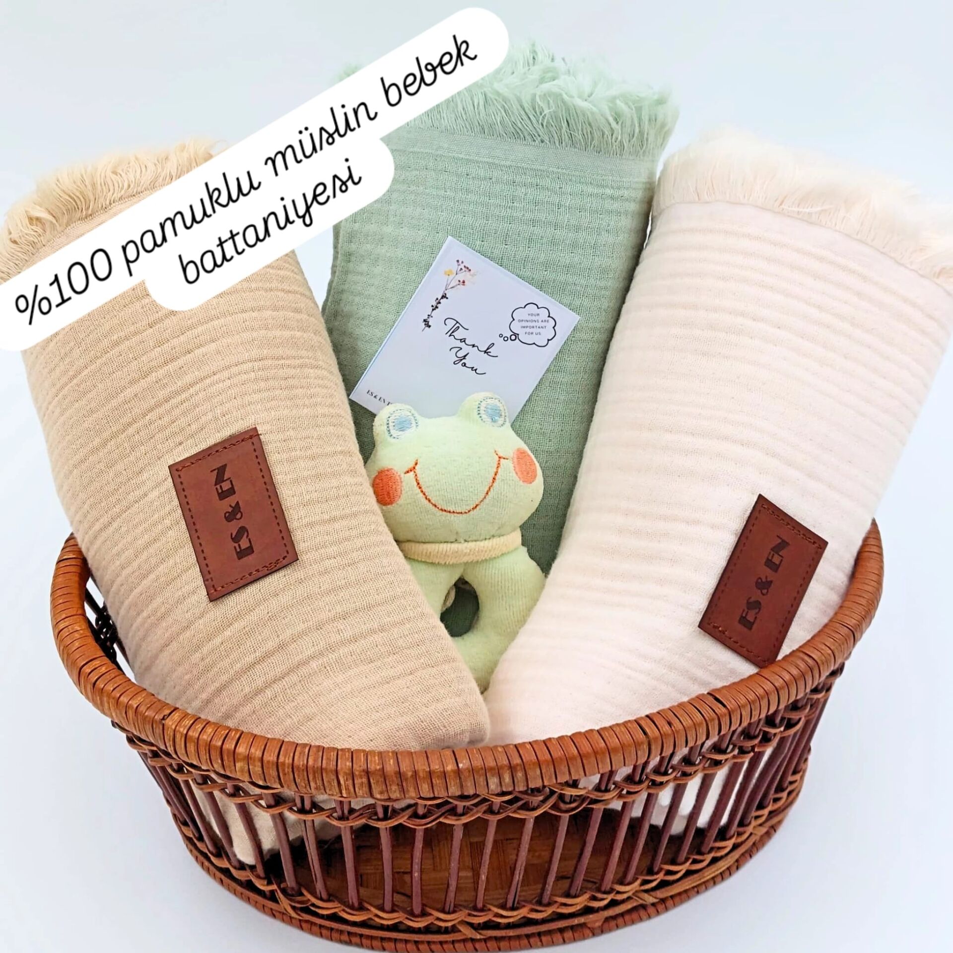 Müslin Bebek Battaniyesi