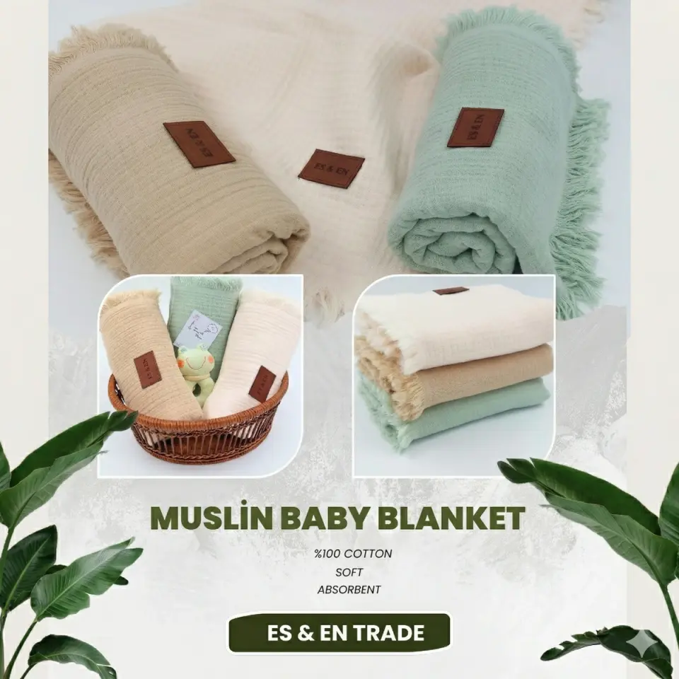 Müslin Bebek Battaniyesi