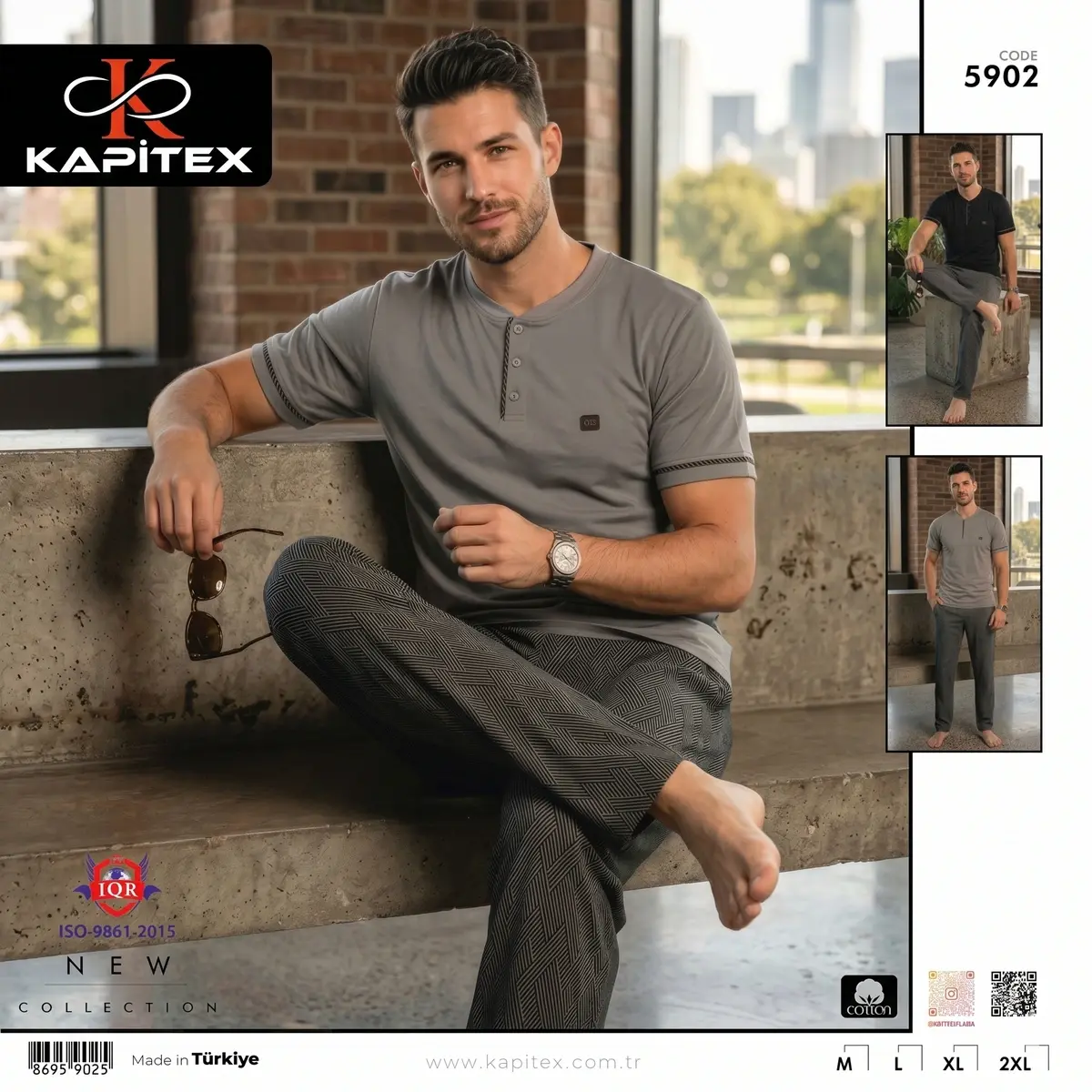 Yazlık Erkek Pijama Takımı