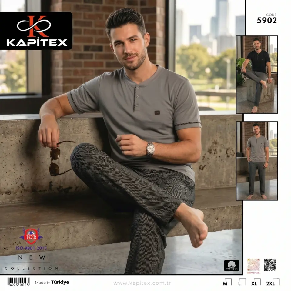 Yazlık Erkek Pijama Takımı