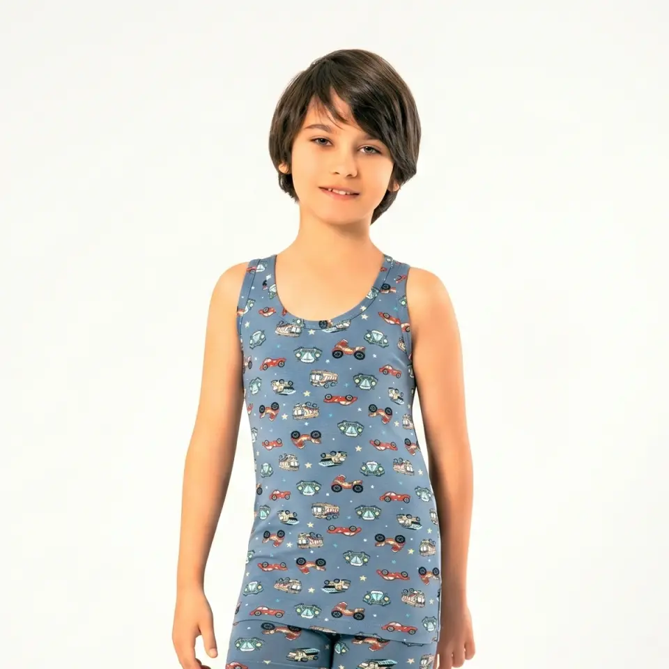 Erkek Çocuk Atlet Boxer Takım