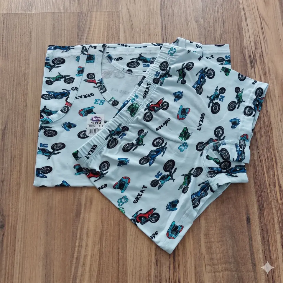 Erkek Çocuk Atlet Boxer Takım