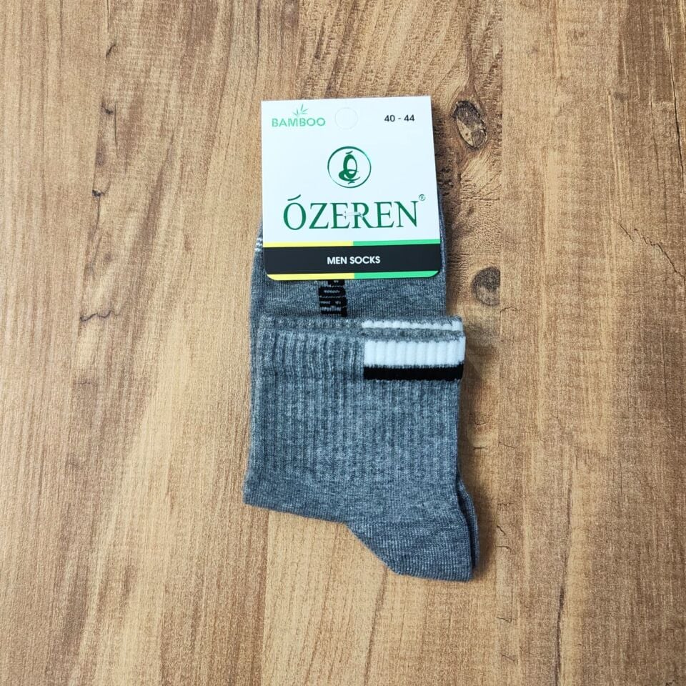 Özeren Dikişsiz Spor Erkek Bambu Çorap