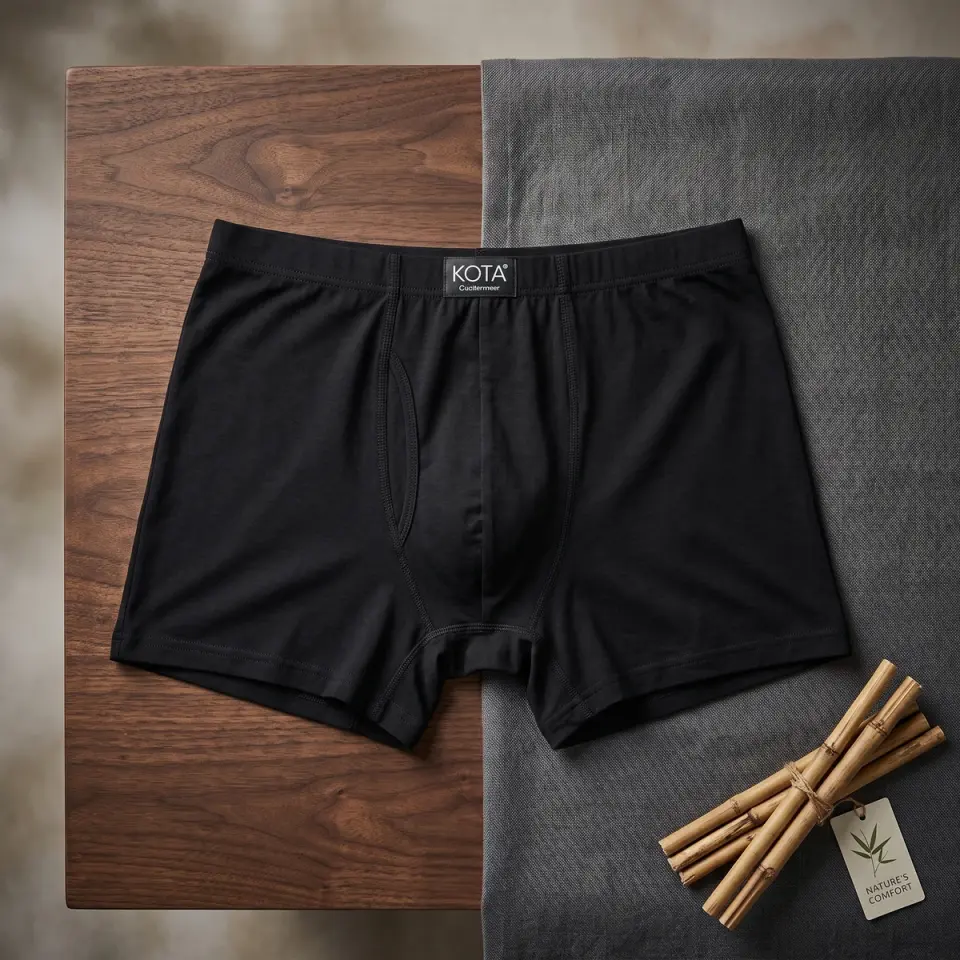 Kota Bambu Erkek Boxer – Ekstra Yumuşak ve Nefes Alabilir Boxer