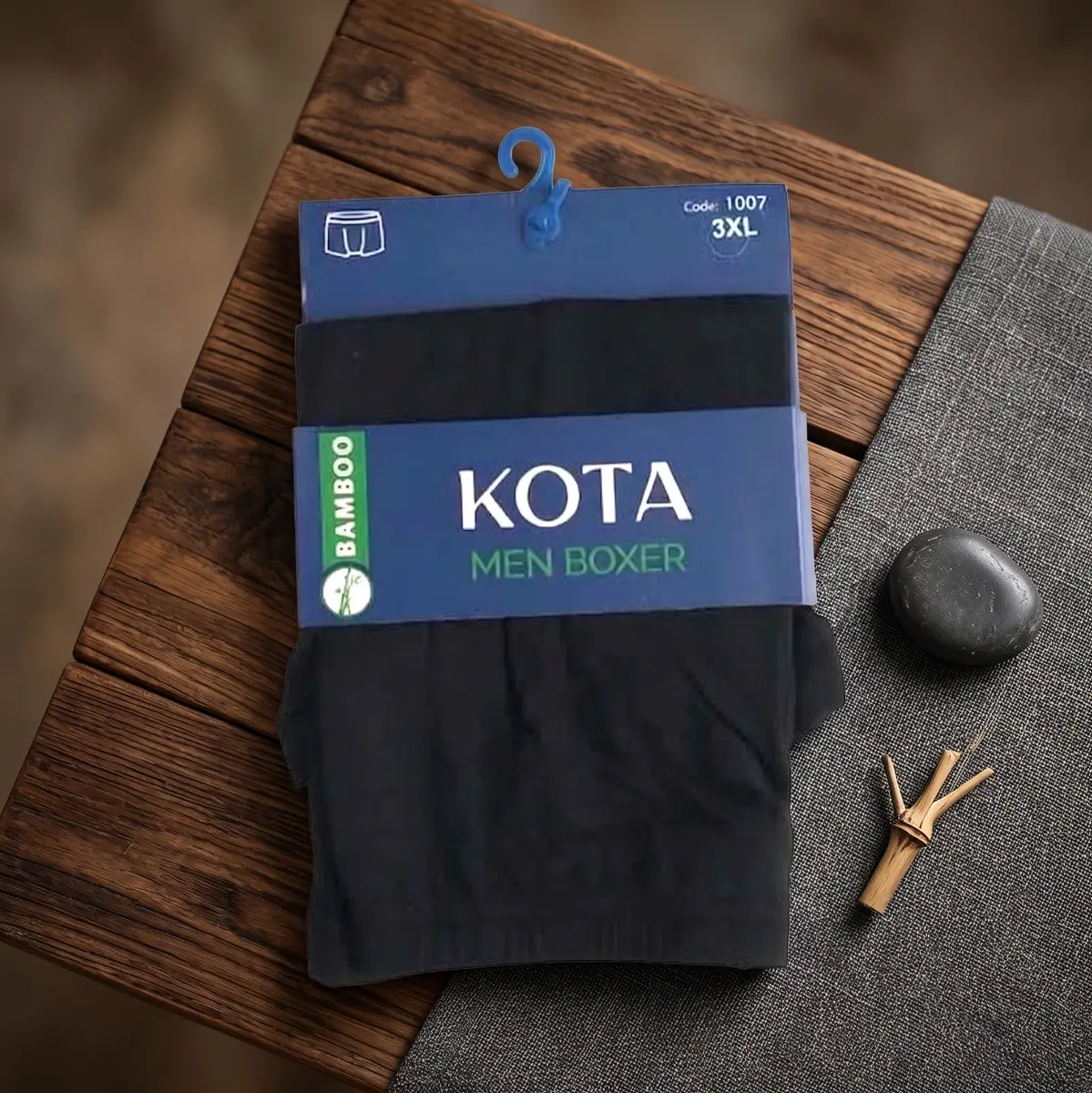 Kota Bambu Erkek Boxer – Ekstra Yumuşak ve Nefes Alabilir Boxer