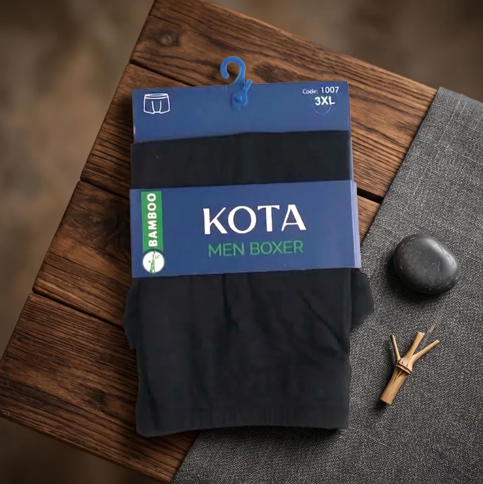 Kota Bambu Erkek Boxer – Ekstra Yumuşak ve Nefes Alabilir Boxer