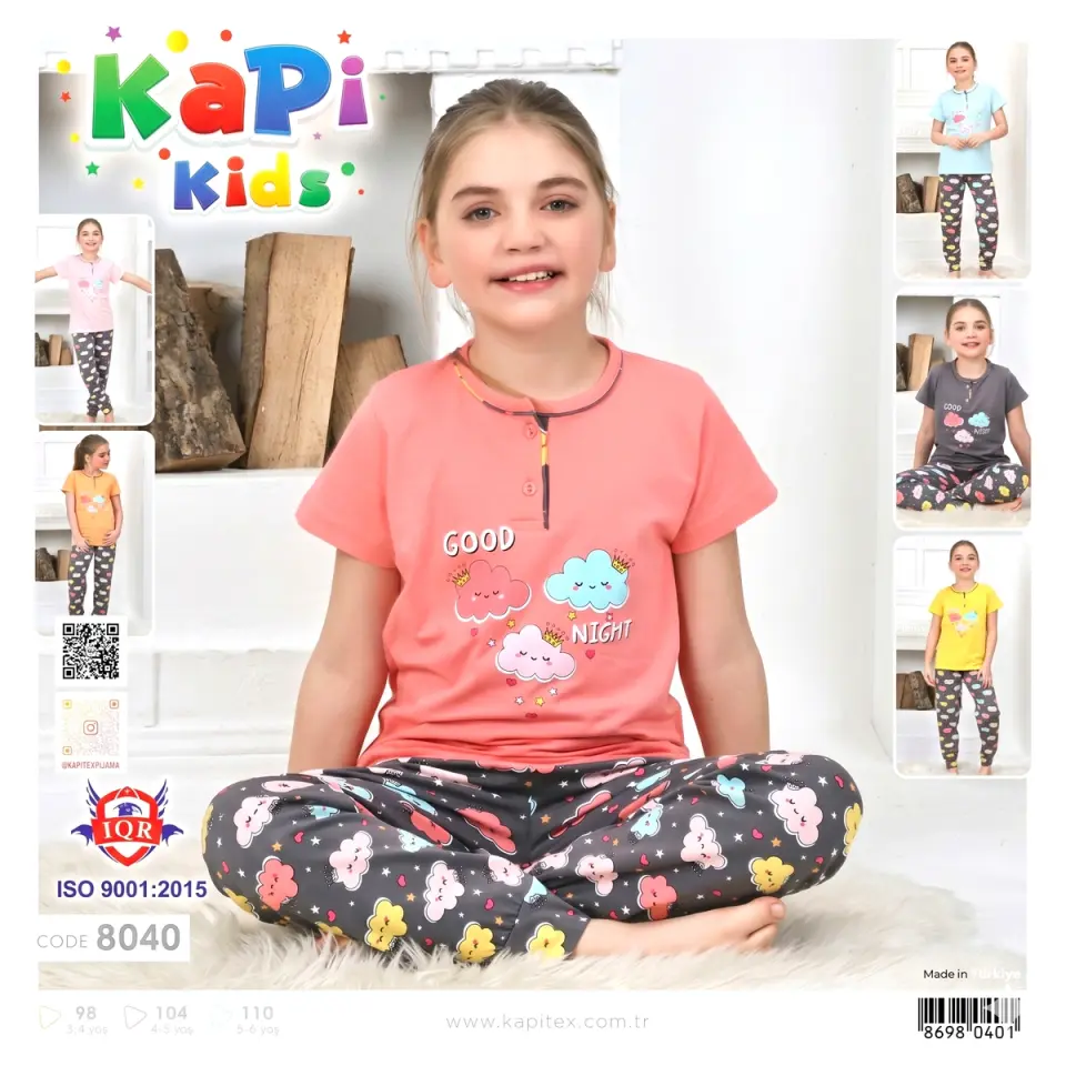 Kız çocuk pijama takımı