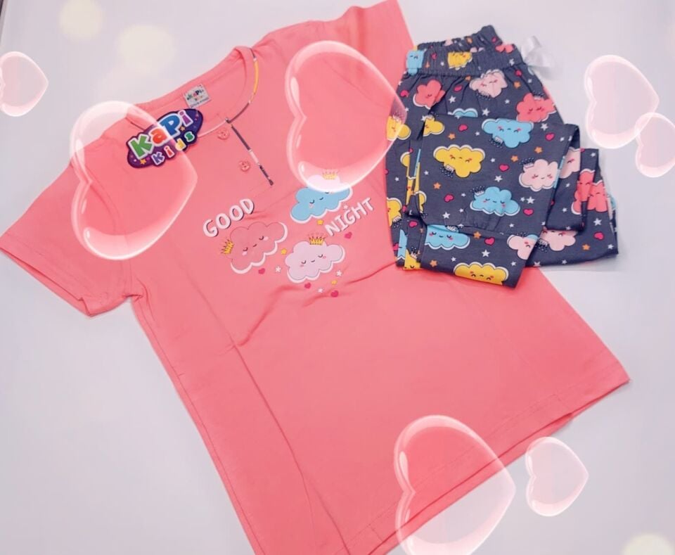 Kız çocuk pijama takımı 3-4 yaş