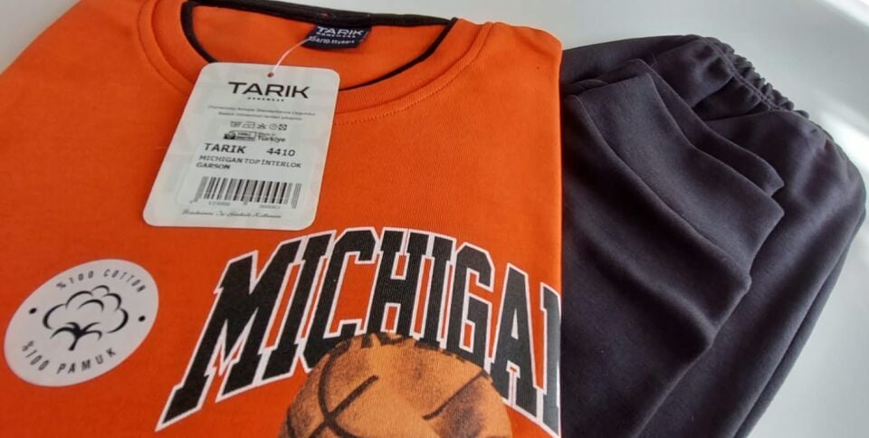 Tarık Erkek Çocuk %100 Pamuk Interlok Pijama Takımı