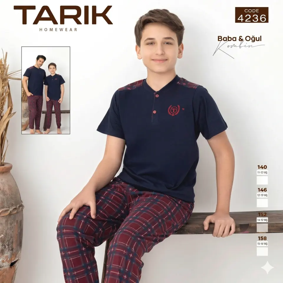 Erkek Çocuk Kısa Kol Pijama Takımı