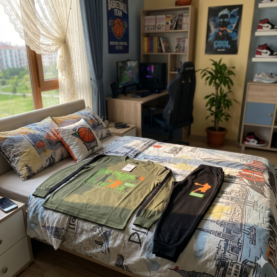 Erkek Çocuk Pijama Takımı
