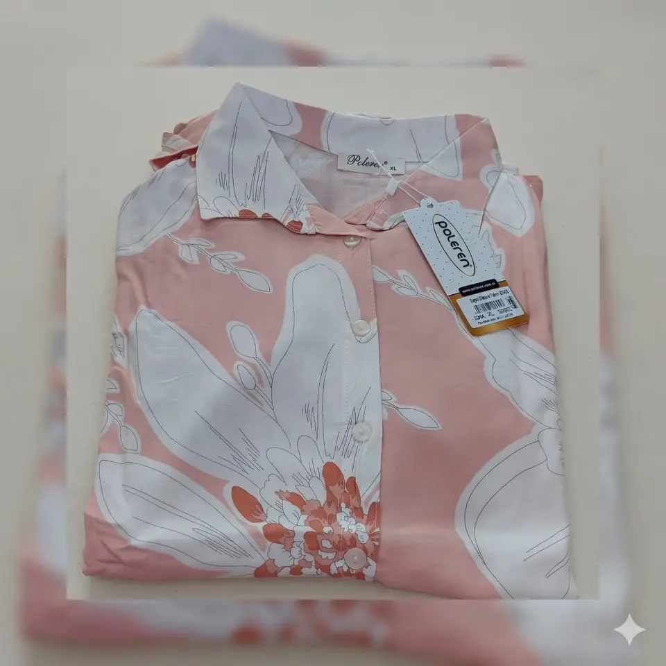 %100 Viskoz Dokuma Pijama Takımı