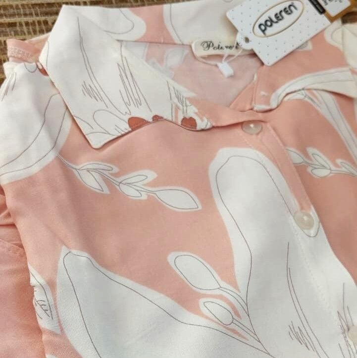 %100 Viskoz Dokuma Pijama Takımı