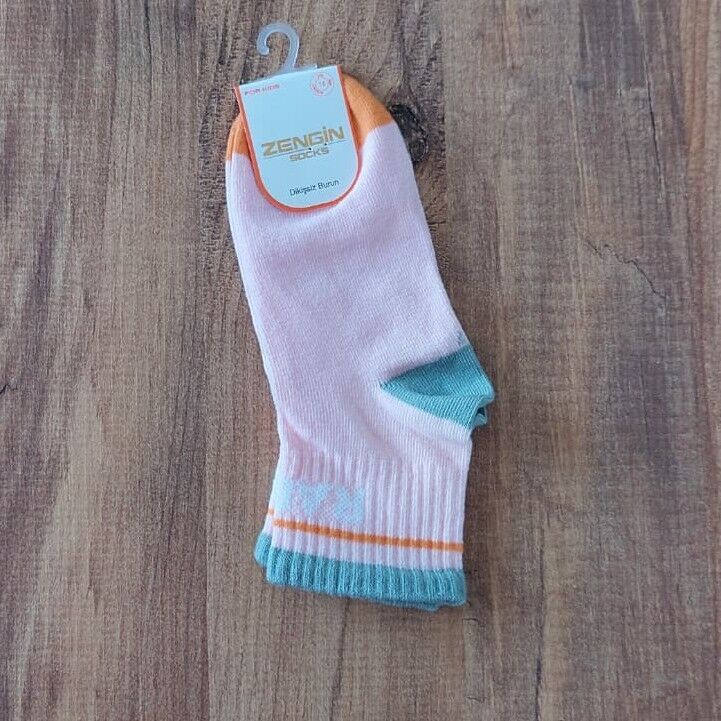 Kız Çocuk Pamuklu Soket Çorap Pembe - 5-6 yaş
