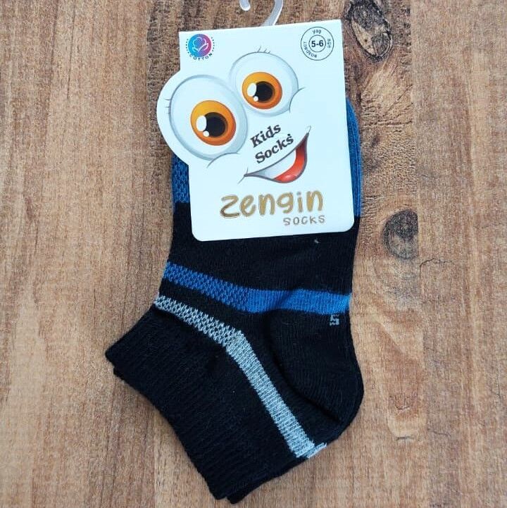 Erkek Çocuk Patik Çorap 5-6 yaş - Siyah