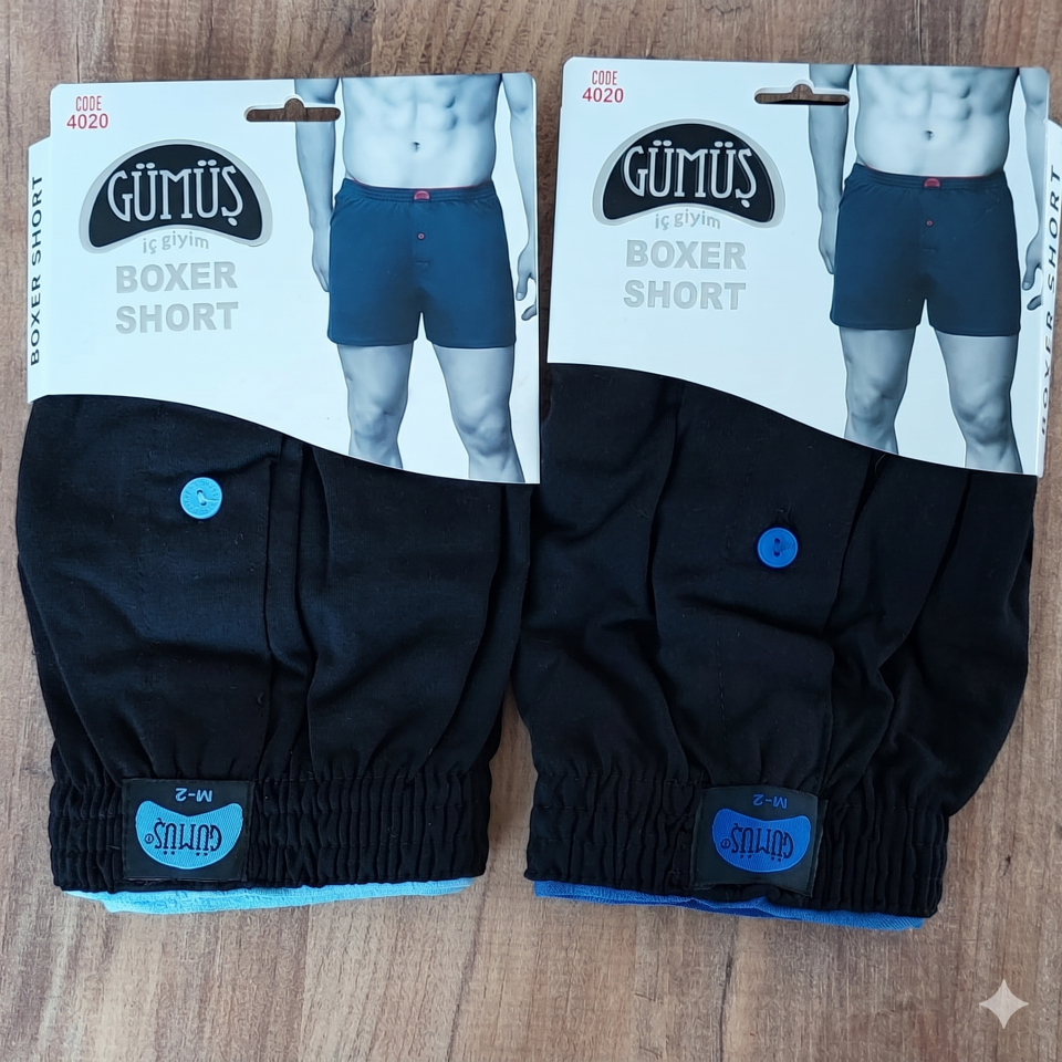 Erkek Penye Şort Boxer