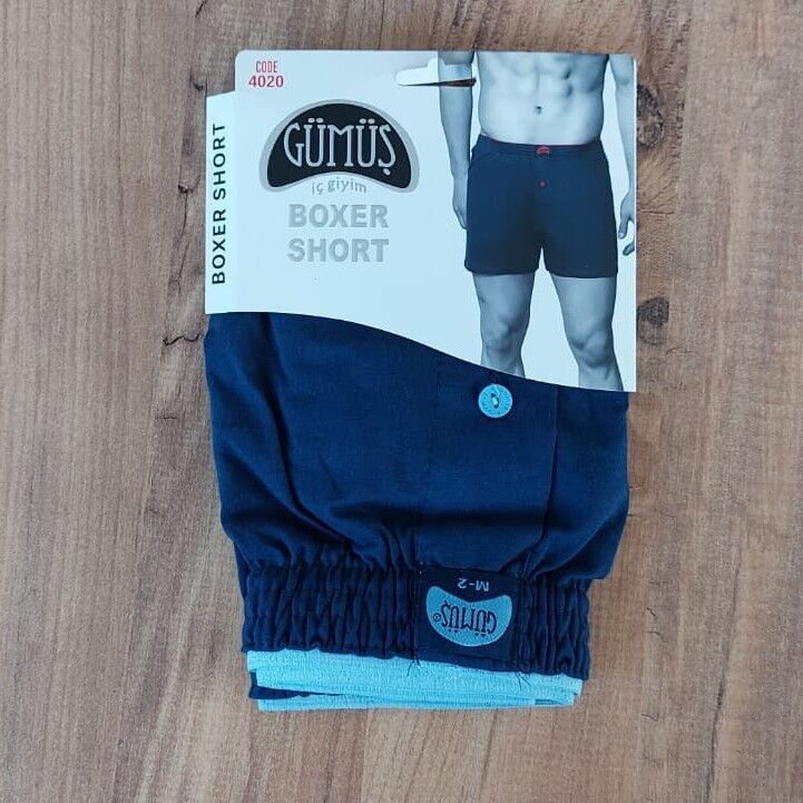 Erkek Penye Şort Boxer XL beden - Lacivert