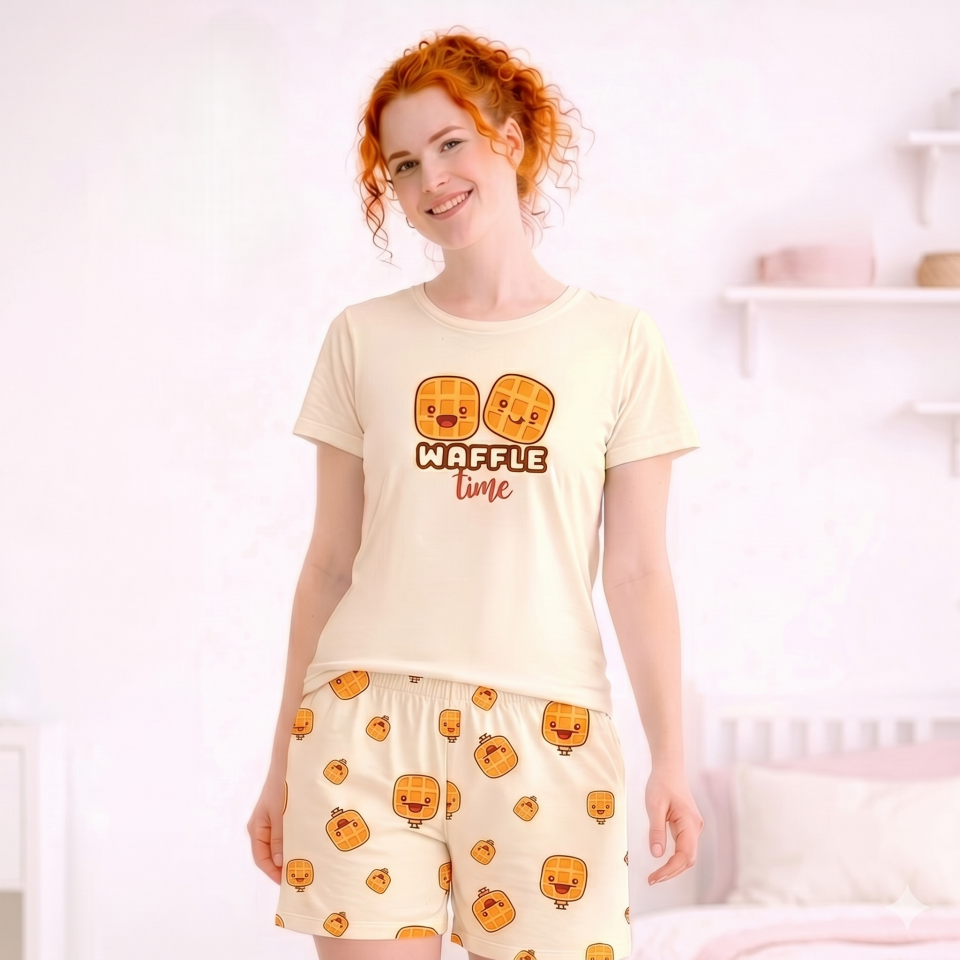 Kadın Şortlu Pijama Takımı
