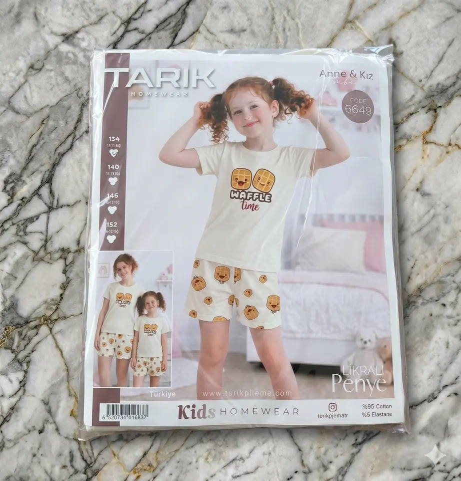 Kız Çocuk Şortlu Pijama Takımı