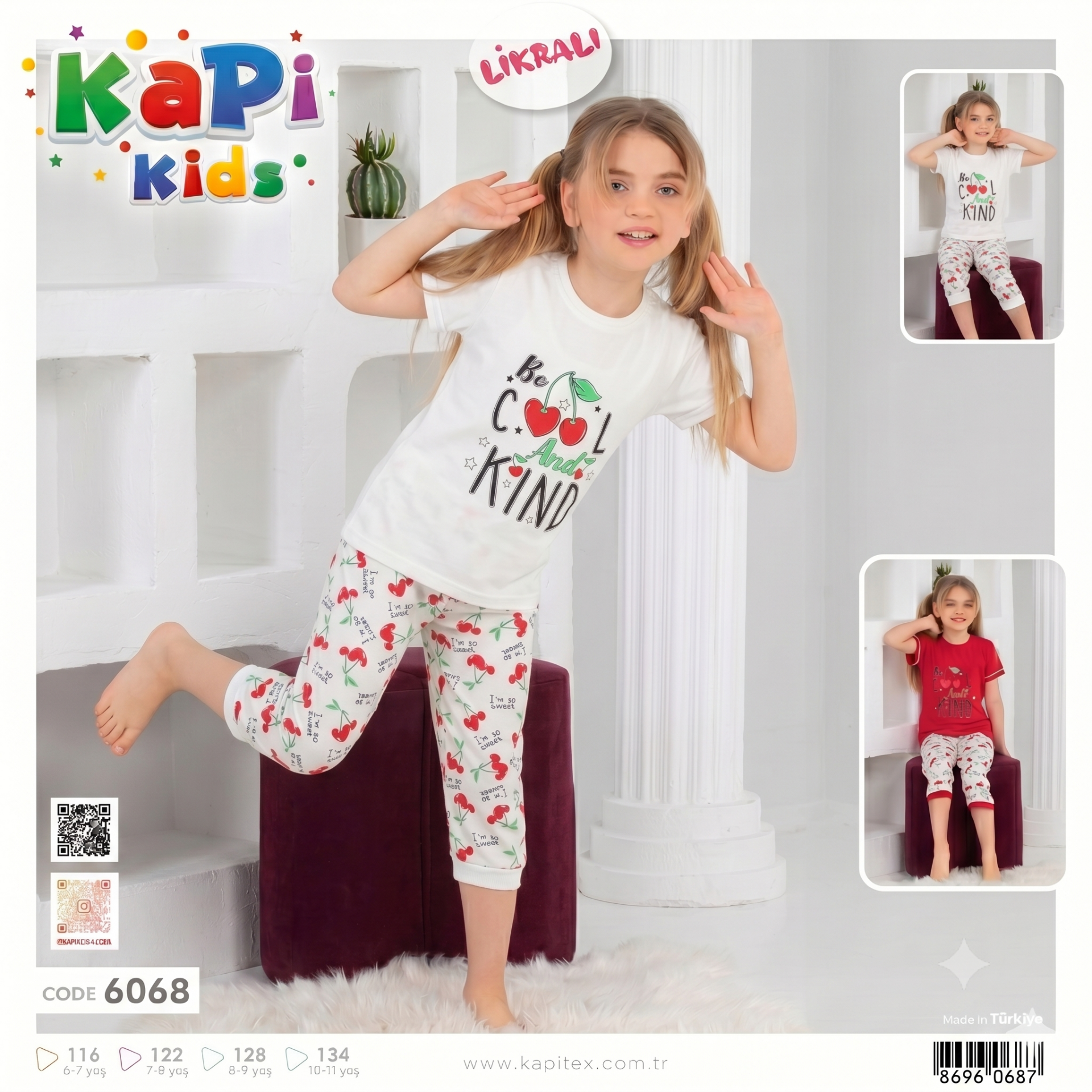 Kız Çocuk Pijama Takımı