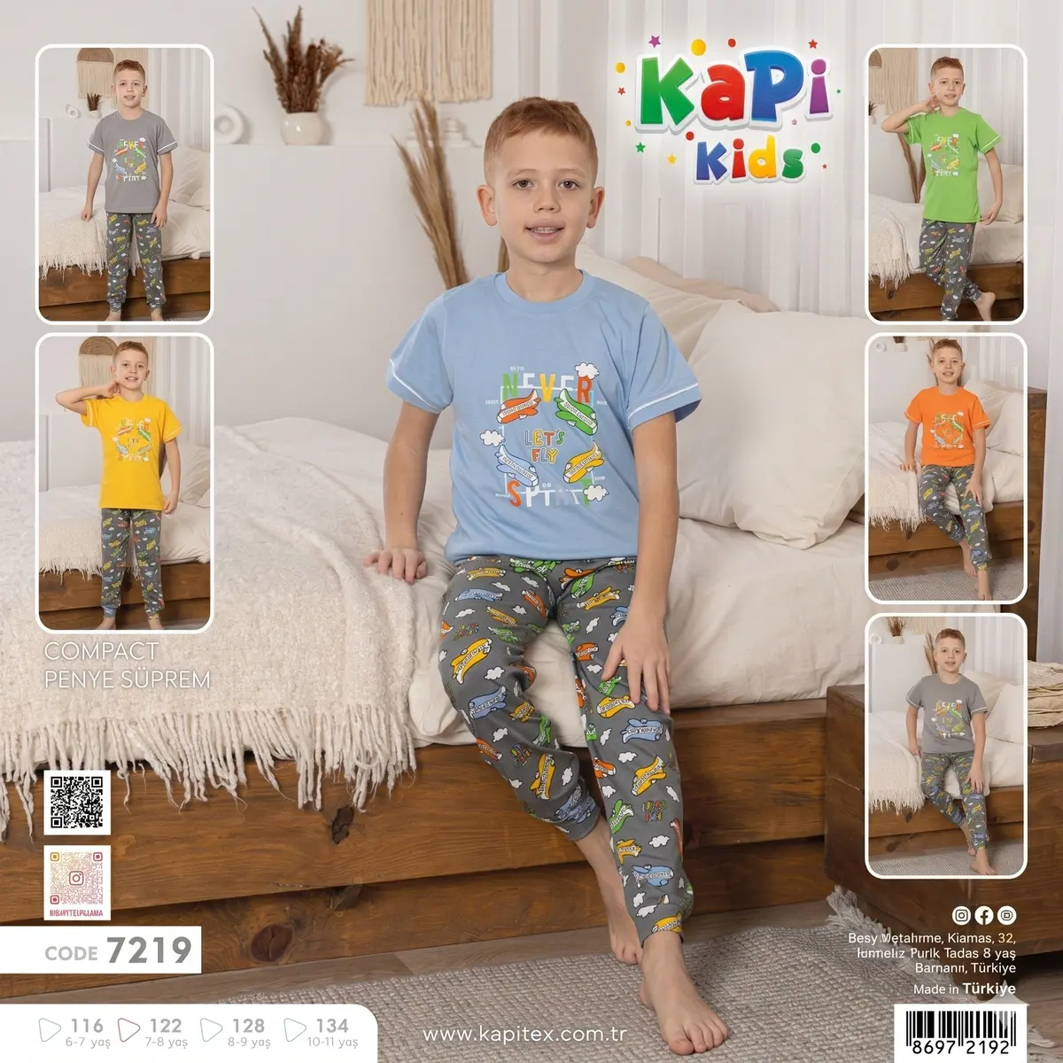 Erkek Çocuk Pijama Takımı