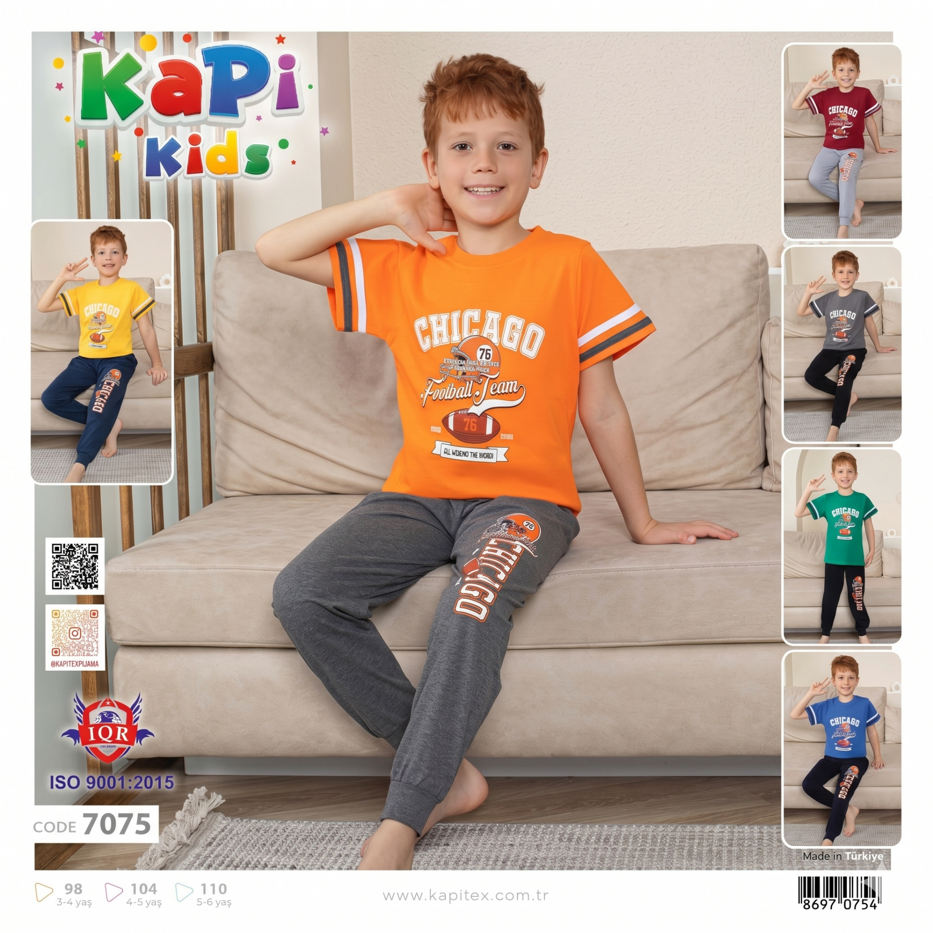 Erkek Çocuk Pijama Takımı